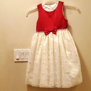 Red & White Dress